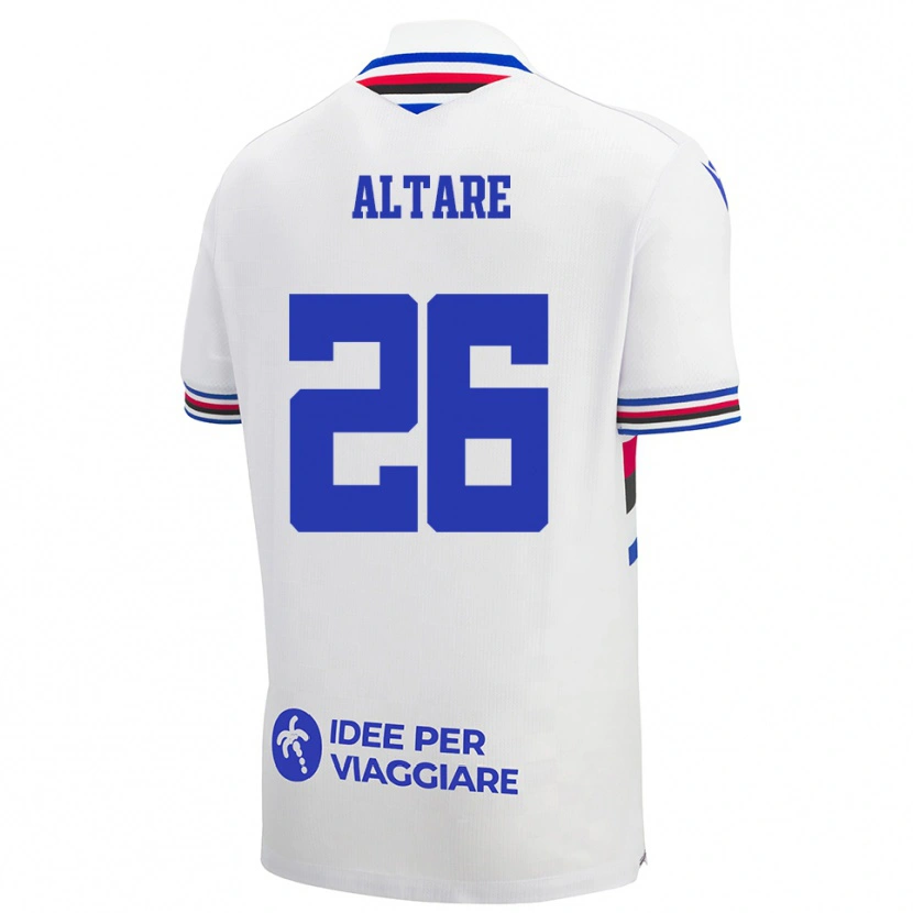 Danxen Herren Giorgio Altare #26 Weiß Blau Rot Auswärtstrikot Trikot 2025/26 T-Shirt Österreich