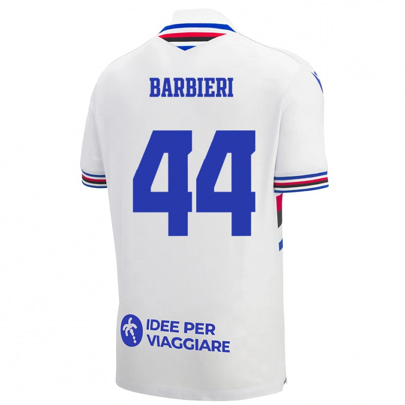 Danxen Herren Alice Barbieri #44 Weiß Blau Rot Auswärtstrikot Trikot 2025/26 T-Shirt Österreich