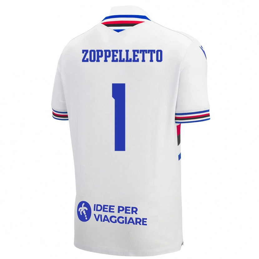 Danxen Herren David Zoppelletto #1 Weiß Blau Rot Auswärtstrikot Trikot 2025/26 T-Shirt Österreich