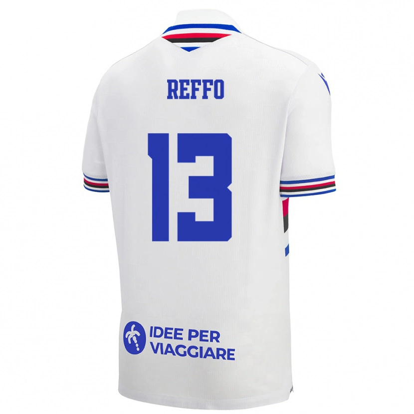 Danxen Herren Mario Reffo #13 Weiß Blau Rot Auswärtstrikot Trikot 2025/26 T-Shirt Österreich