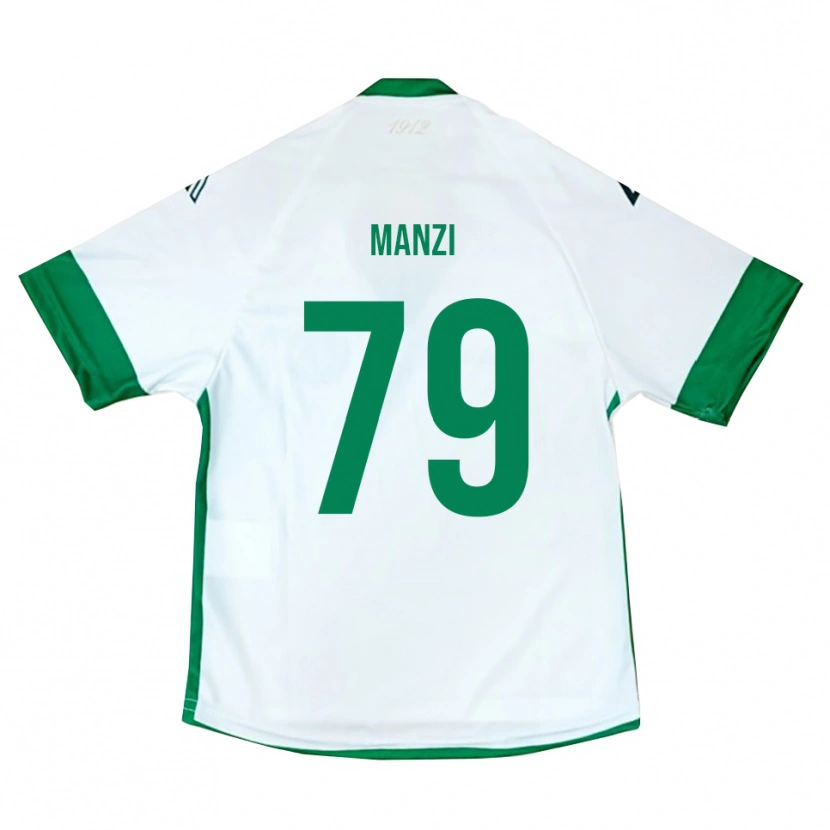 Danxen Herren Claudio Manzi #79 Weiß Grün Blau Auswärtstrikot Trikot 2025/26 T-Shirt Österreich