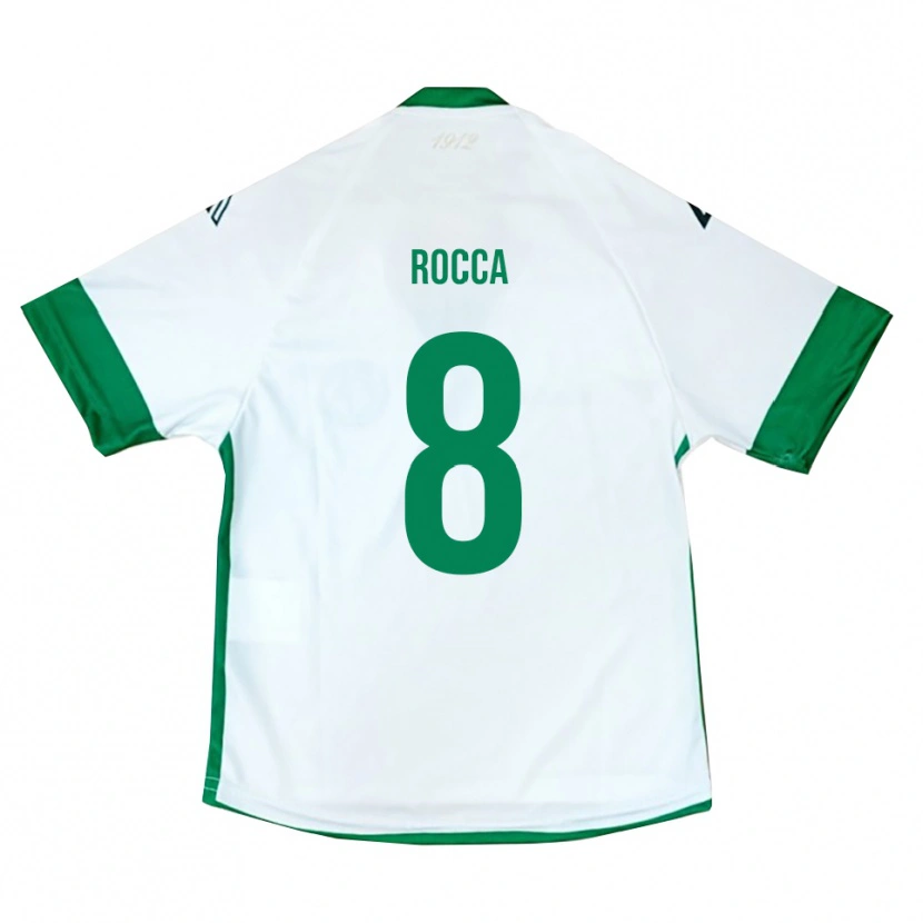 Danxen Herren Michele Rocca #8 Weiß Grün Blau Auswärtstrikot Trikot 2025/26 T-Shirt Österreich