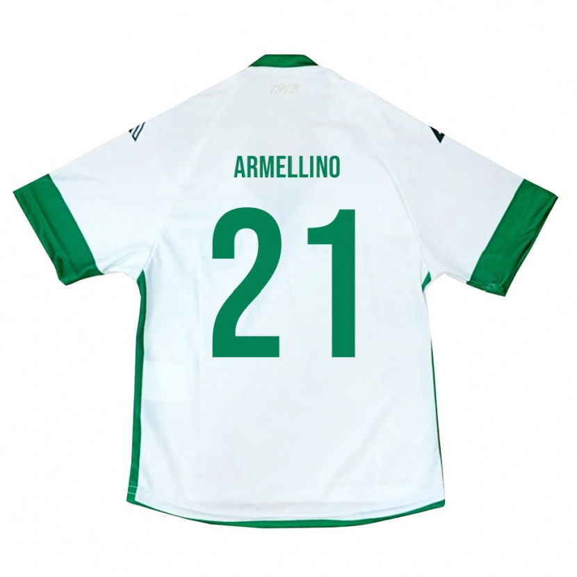 Danxen Herren Marco Armellino #21 Weiß Grün Blau Auswärtstrikot Trikot 2025/26 T-Shirt Österreich