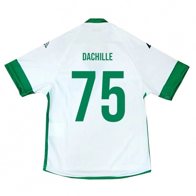 Danxen Herren Domenico Dachille #75 Weiß Grün Blau Auswärtstrikot Trikot 2025/26 T-Shirt Österreich