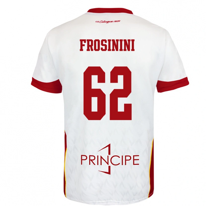 Danxen Herren Ruggero Frosinini #62 Weiß Rot Auswärtstrikot Trikot 2025/26 T-Shirt Österreich