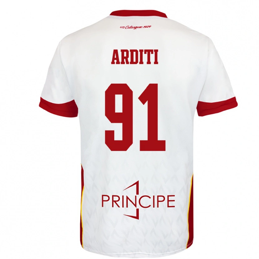Danxen Herren Gabriel Arditi #91 Weiß Rot Auswärtstrikot Trikot 2025/26 T-Shirt Österreich