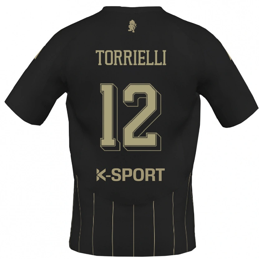 Danxen Herren Edoardo Torrielli #12 Grau Weiß Auswärtstrikot Trikot 2025/26 T-Shirt Österreich