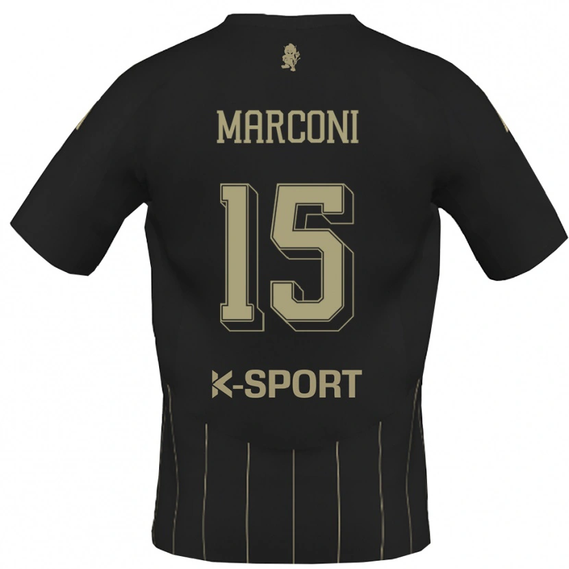 Danxen Herren Ivan Marconi #15 Grau Weiß Auswärtstrikot Trikot 2025/26 T-Shirt Österreich
