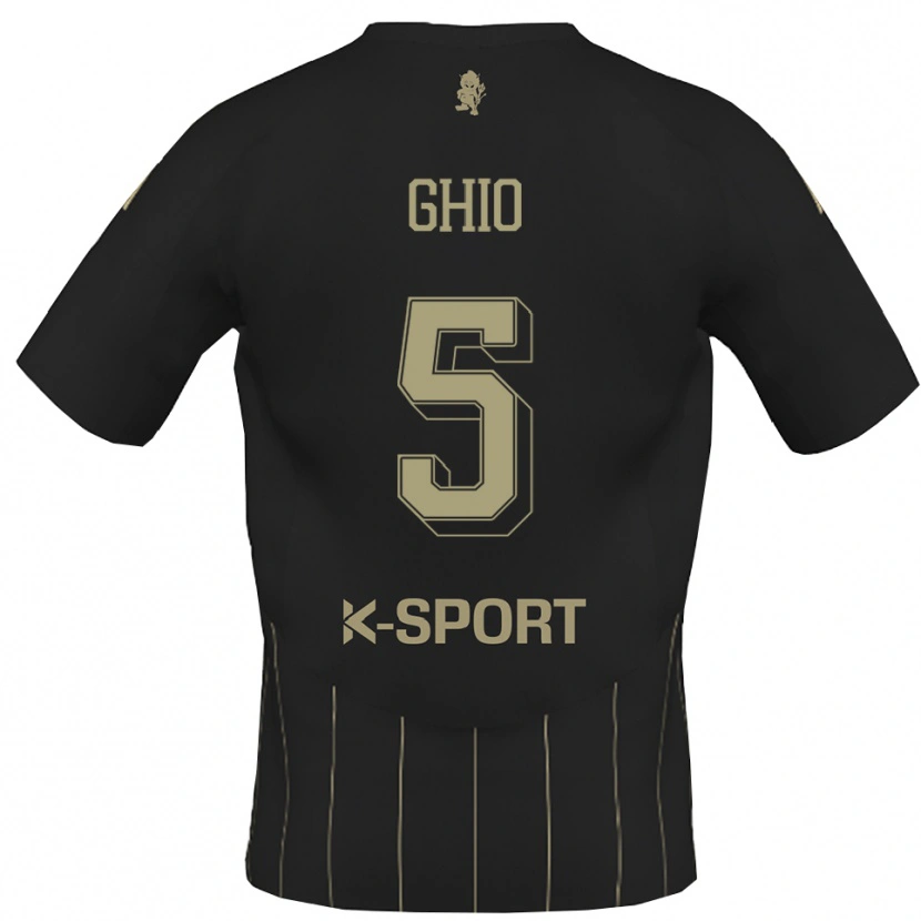 Danxen Herren Umberto Ghio #5 Grau Weiß Auswärtstrikot Trikot 2025/26 T-Shirt Österreich