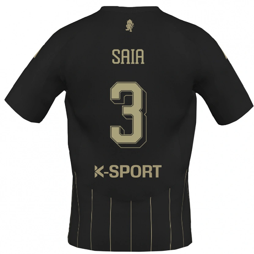 Danxen Herren Chris Saia #3 Grau Weiß Auswärtstrikot Trikot 2025/26 T-Shirt Österreich
