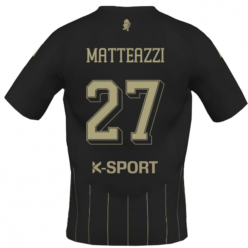 Danxen Herren Ernesto Matteazzi #27 Grau Weiß Auswärtstrikot Trikot 2025/26 T-Shirt Österreich