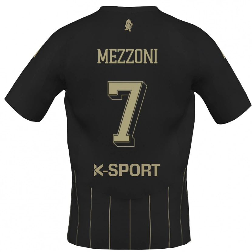 Danxen Herren Francesco Mezzoni #7 Grau Weiß Auswärtstrikot Trikot 2025/26 T-Shirt Österreich