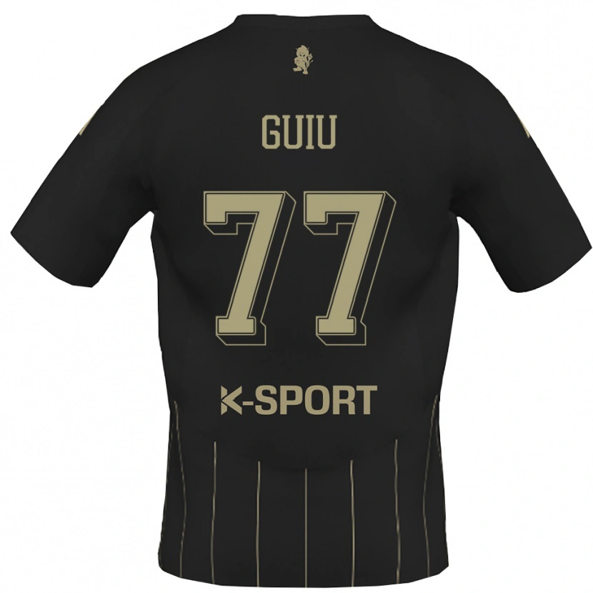 Danxen Herren Bernat Guiu #77 Grau Weiß Auswärtstrikot Trikot 2025/26 T-Shirt Österreich