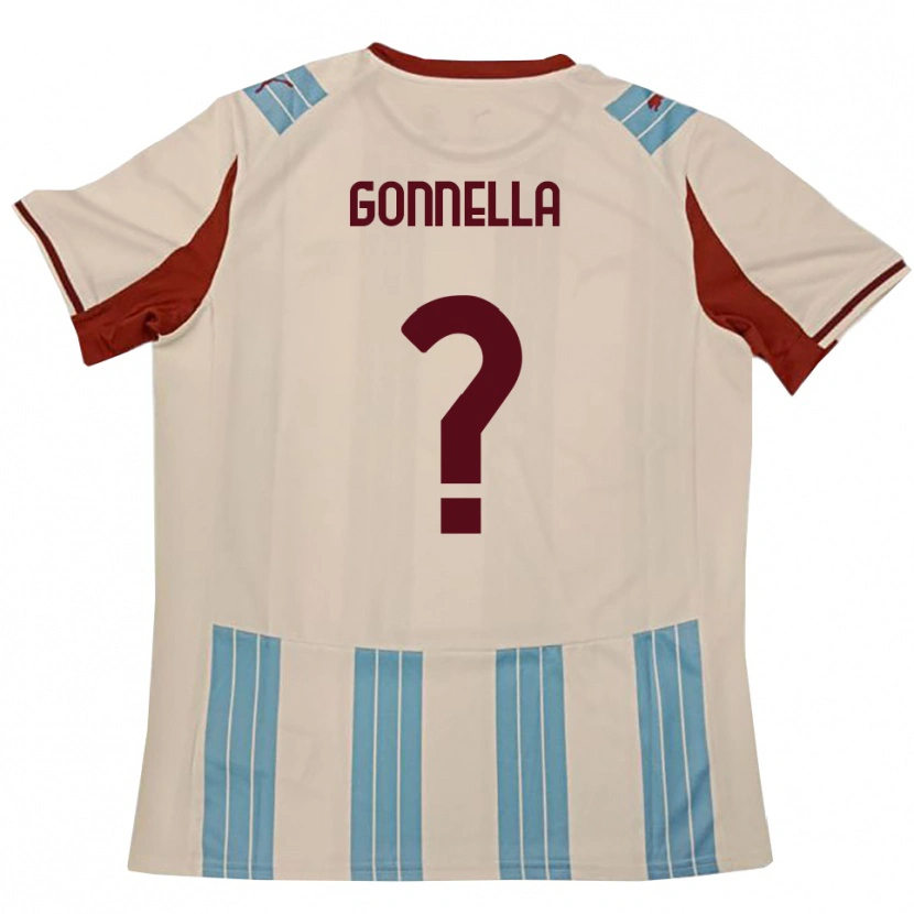 Danxen Herren Andrea Gonnella #0 Himmelblau Weiß Auswärtstrikot Trikot 2025/26 T-Shirt Österreich