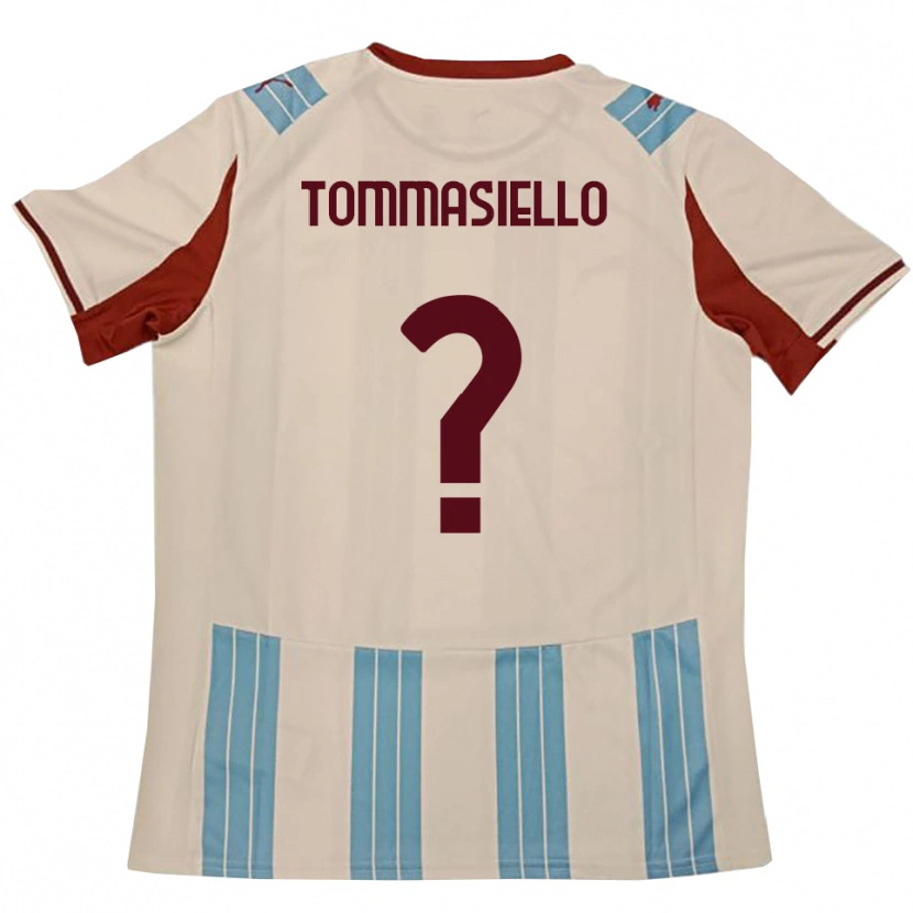 Danxen Herren Francesco Tommasiello #0 Himmelblau Weiß Auswärtstrikot Trikot 2025/26 T-Shirt Österreich