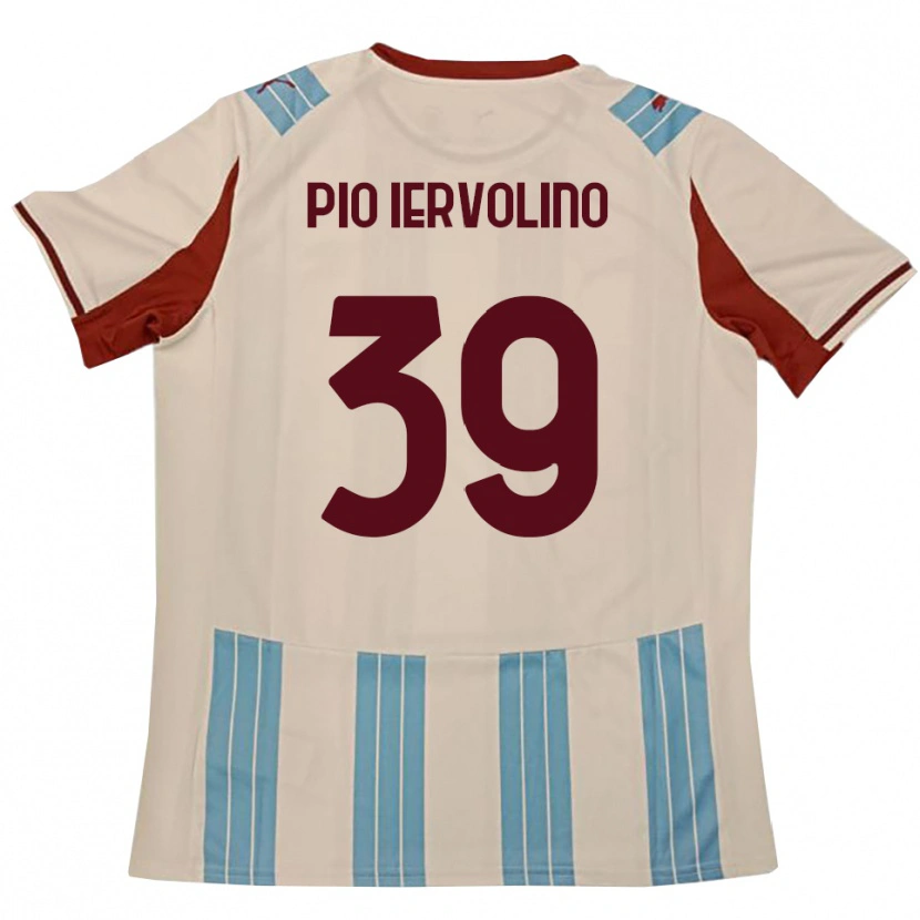 Danxen Herren Antonio Pio Iervolino #39 Himmelblau Weiß Auswärtstrikot Trikot 2025/26 T-Shirt Österreich