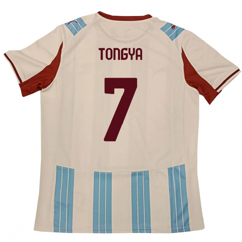 Danxen Herren Franco Tongya #7 Himmelblau Weiß Auswärtstrikot Trikot 2025/26 T-Shirt Österreich