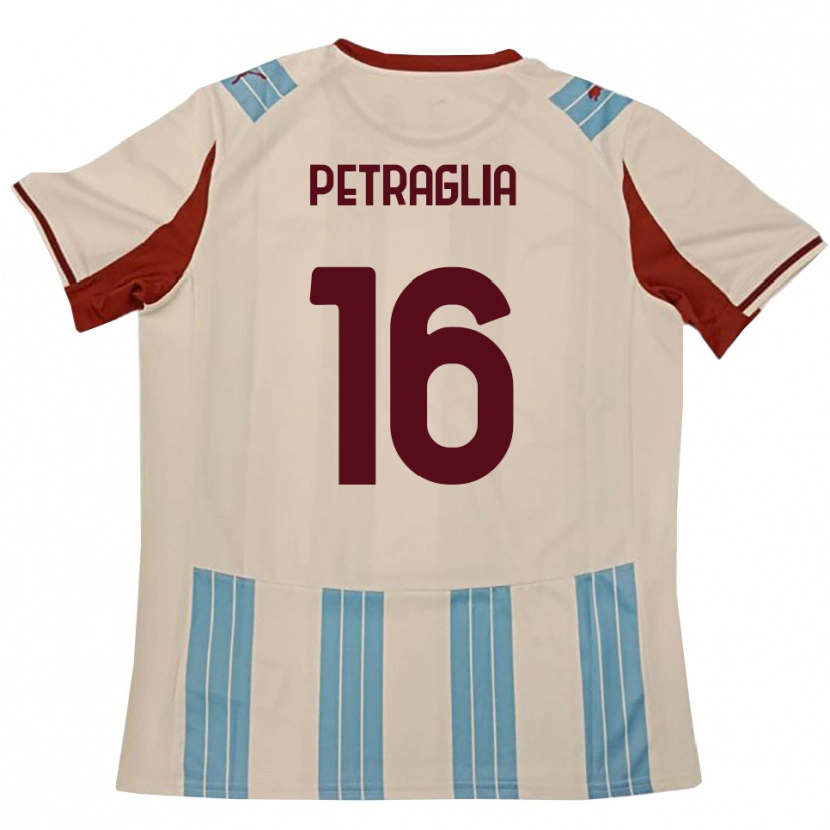 Danxen Herren Christian Petraglia #16 Himmelblau Weiß Auswärtstrikot Trikot 2025/26 T-Shirt Österreich