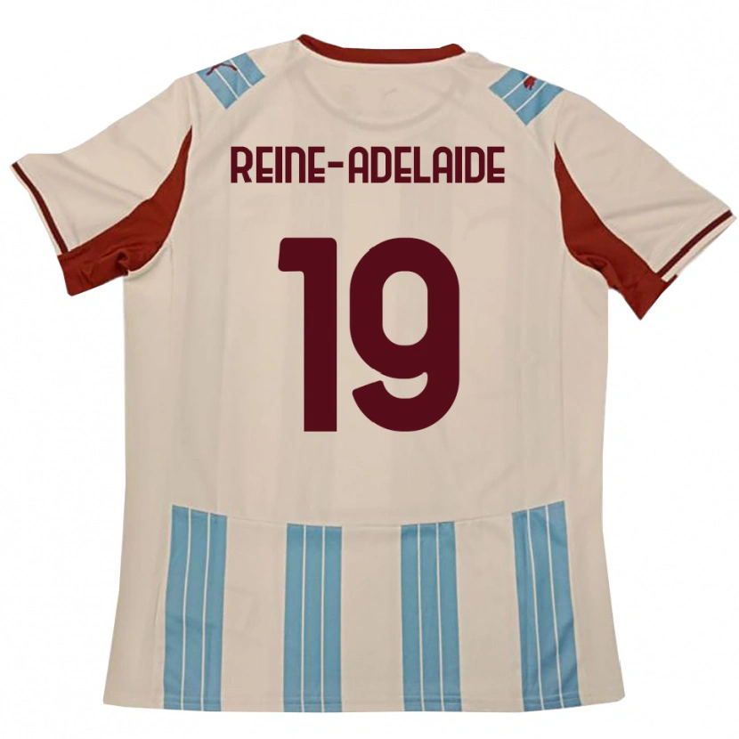 Danxen Herren Jeff Reine-Adelaide #19 Himmelblau Weiß Auswärtstrikot Trikot 2025/26 T-Shirt Österreich