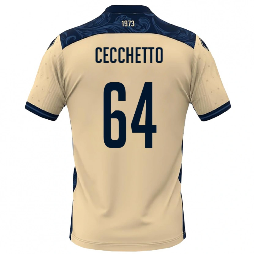 Danxen Herren Andrea Cecchetto #64 Weiß Marineblau Auswärtstrikot Trikot 2025/26 T-Shirt Österreich