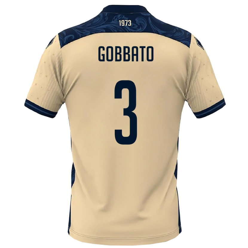 Danxen Herren Michele Gobbato #3 Weiß Marineblau Auswärtstrikot Trikot 2025/26 T-Shirt Österreich