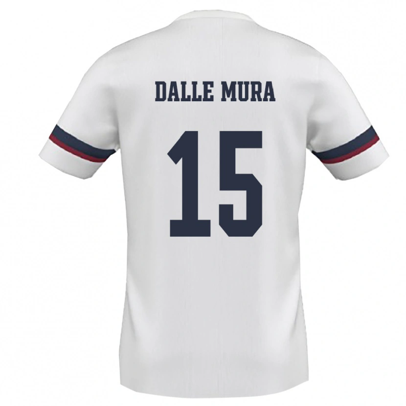 Danxen Herren Christian Dalle Mura #15 Weiß Rot Auswärtstrikot Trikot 2025/26 T-Shirt Österreich