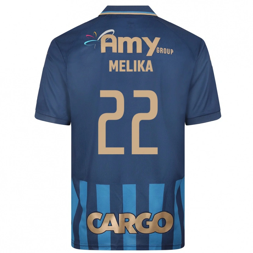 Danxen Herren Ofek Melika #22 Marineblau Blau Auswärtstrikot Trikot 2025/26 T-Shirt Österreich