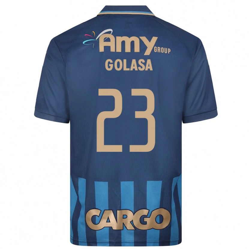 Danxen Herren Eyal Golasa #23 Marineblau Blau Auswärtstrikot Trikot 2025/26 T-Shirt Österreich