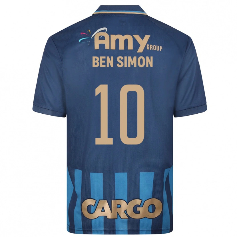 Danxen Herren Ilay Ben Simon #10 Marineblau Blau Auswärtstrikot Trikot 2025/26 T-Shirt Österreich