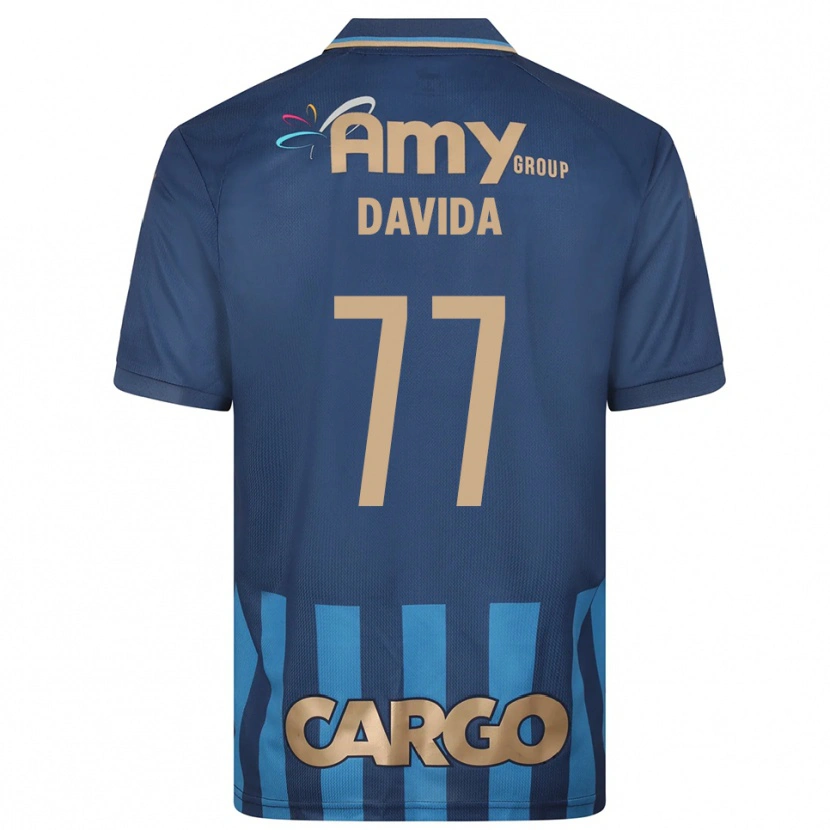 Danxen Herren Osher Davida #77 Marineblau Blau Auswärtstrikot Trikot 2025/26 T-Shirt Österreich