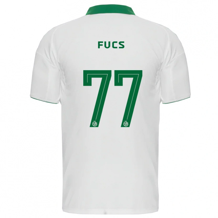 Danxen Herren Roee Fucs #77 Weiß Grün Auswärtstrikot Trikot 2025/26 T-Shirt Österreich