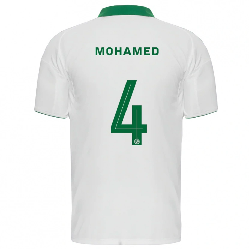 Danxen Herren Ali Mohamed #4 Weiß Grün Auswärtstrikot Trikot 2025/26 T-Shirt Österreich