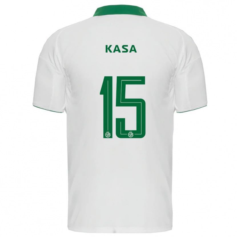 Danxen Herren Lior Kassa #15 Weiß Grün Auswärtstrikot Trikot 2025/26 T-Shirt Österreich