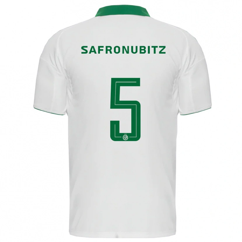Danxen Herren Dan Safronubitz #5 Weiß Grün Auswärtstrikot Trikot 2025/26 T-Shirt Österreich