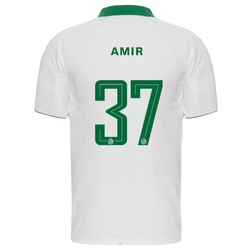 Danxen Herren Elad Amir #37 Weiß Grün Auswärtstrikot Trikot 2025/26 T-Shirt Österreich