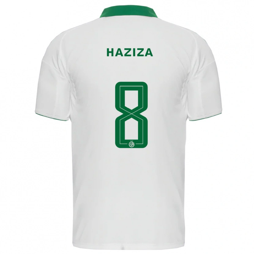 Danxen Herren Dolev Haziza #8 Weiß Grün Auswärtstrikot Trikot 2025/26 T-Shirt Österreich
