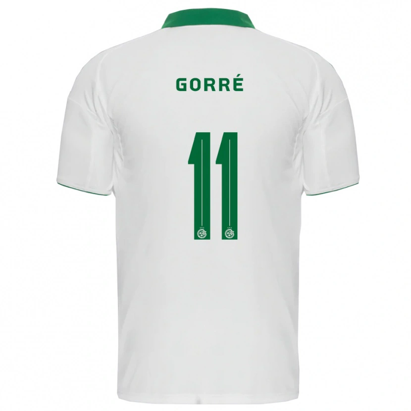 Danxen Herren Kenji Gorré #11 Weiß Grün Auswärtstrikot Trikot 2025/26 T-Shirt Österreich