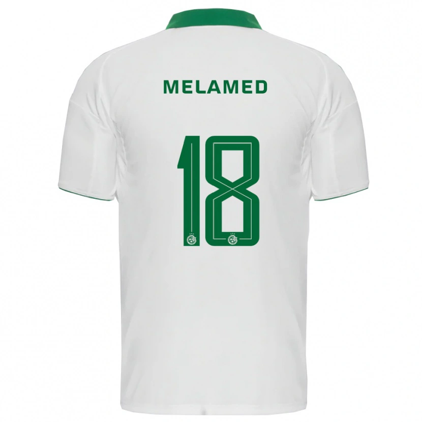 Danxen Herren Guy Melamed #18 Weiß Grün Auswärtstrikot Trikot 2025/26 T-Shirt Österreich
