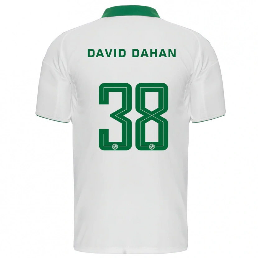 Danxen Herren Omer Dahan #38 Weiß Grün Auswärtstrikot Trikot 2025/26 T-Shirt Österreich