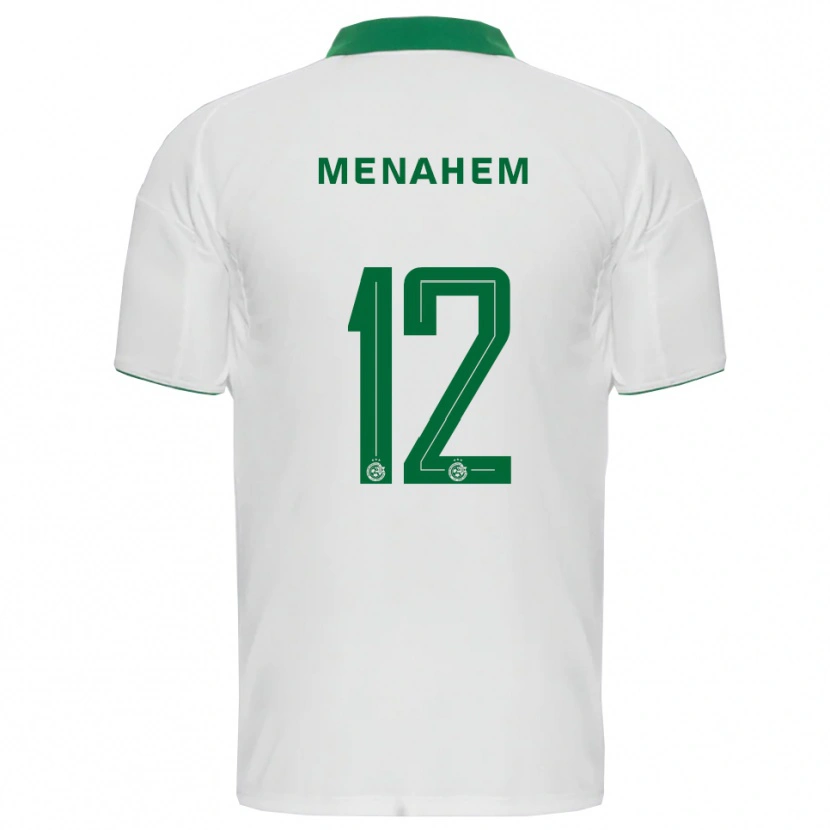Danxen Herren Sun Menahem #12 Weiß Grün Auswärtstrikot Trikot 2025/26 T-Shirt Österreich