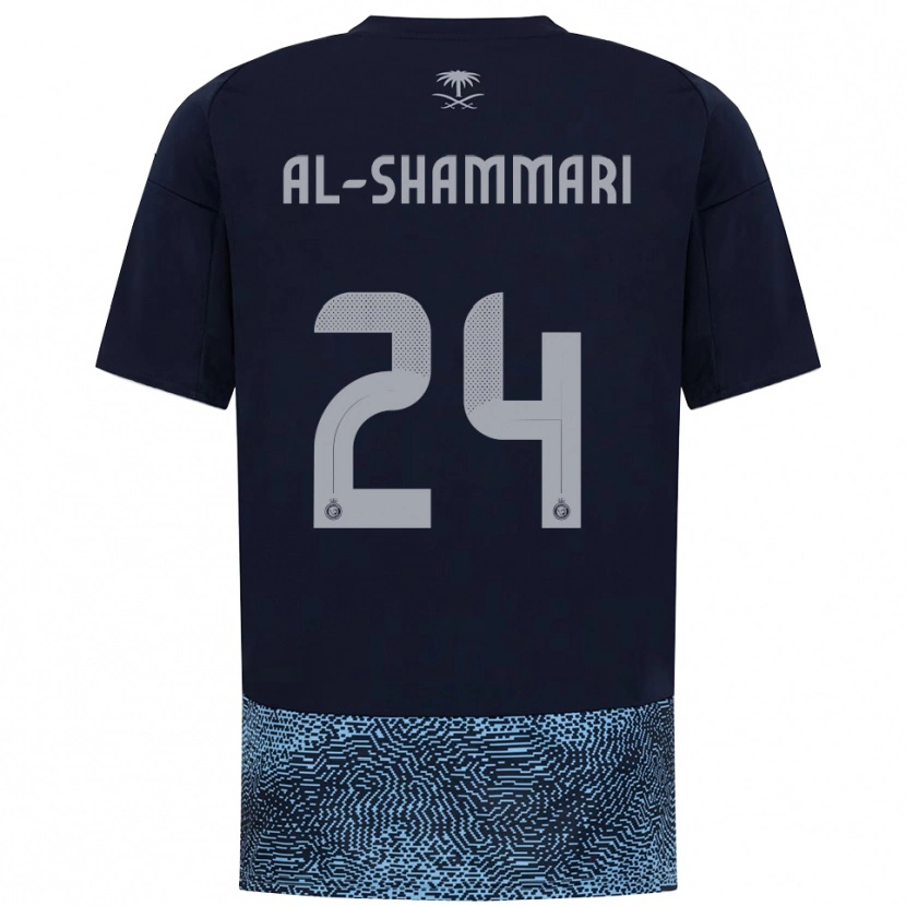 Danxen Herren Mansour Al-Shammari #24 Marineblau Himmelblau Auswärtstrikot Trikot 2025/26 T-Shirt Österreich