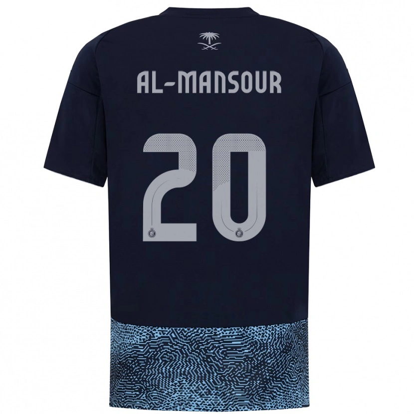 Danxen Herren Hamad Al-Mansour #20 Marineblau Himmelblau Auswärtstrikot Trikot 2025/26 T-Shirt Österreich