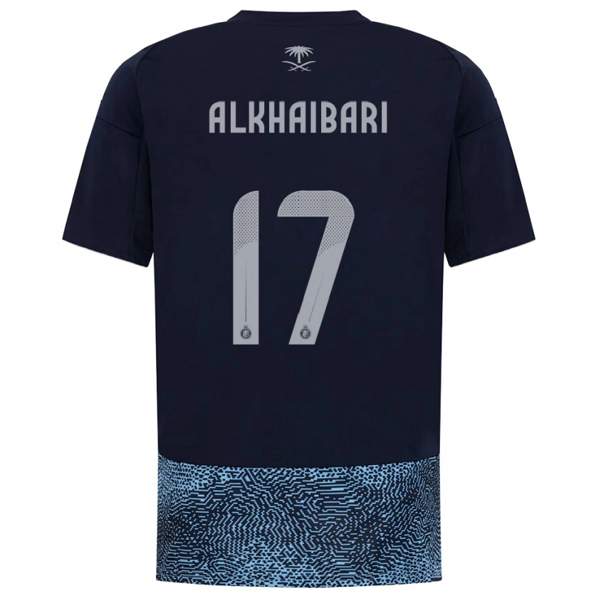 Danxen Herren Abdullah Al-Khaibari #17 Marineblau Himmelblau Auswärtstrikot Trikot 2025/26 T-Shirt Österreich