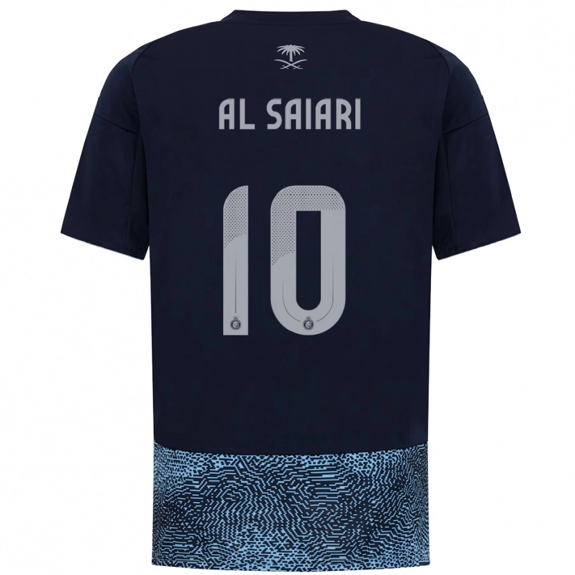 Danxen Herren Mubarkh Al-Saiari #10 Marineblau Himmelblau Auswärtstrikot Trikot 2025/26 T-Shirt Österreich
