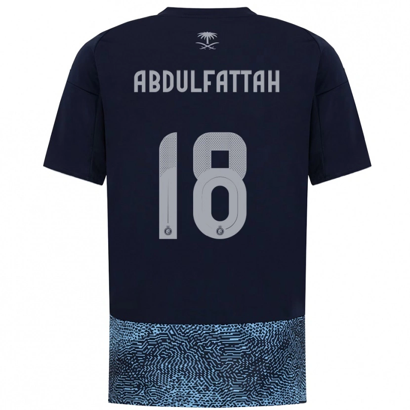 Danxen Herren Abdulfattah Adam #18 Marineblau Himmelblau Auswärtstrikot Trikot 2025/26 T-Shirt Österreich