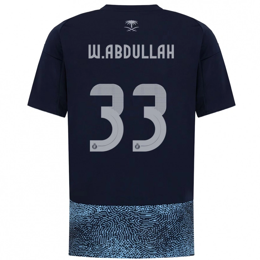 Danxen Herren Waleed Abdullah #33 Marineblau Himmelblau Auswärtstrikot Trikot 2025/26 T-Shirt Österreich