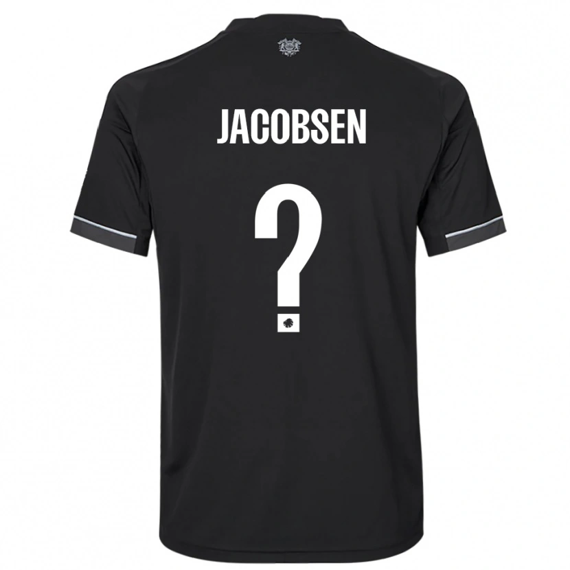 Danxen Herren Holger Jacobsen #0 Schwarz Weiß Auswärtstrikot Trikot 2025/26 T-Shirt Österreich