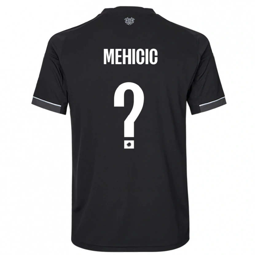 Danxen Herren Elvin Mehicic #0 Schwarz Weiß Auswärtstrikot Trikot 2025/26 T-Shirt Österreich