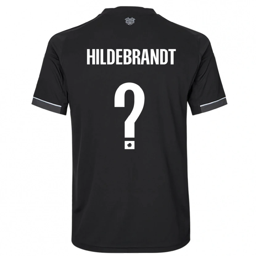 Danxen Herren Sylvester Hildebrandt #0 Schwarz Weiß Auswärtstrikot Trikot 2025/26 T-Shirt Österreich