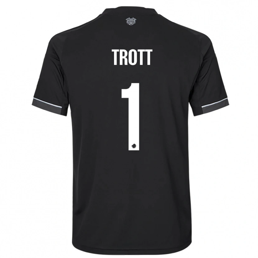Danxen Herren Nathan Trott #1 Schwarz Weiß Auswärtstrikot Trikot 2025/26 T-Shirt Österreich
